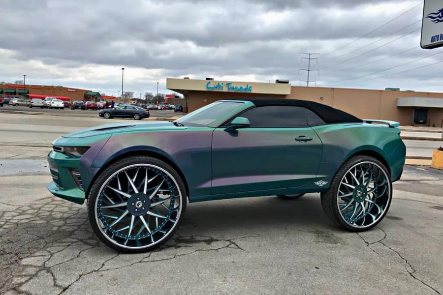 Chevrolet Camaro Convertible on Forgiato Wheels (BLOCCO) '2018